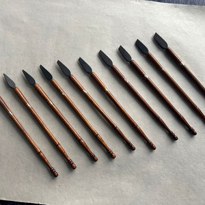 Egyptian Blackwood Tomar- A set of 5 qalams